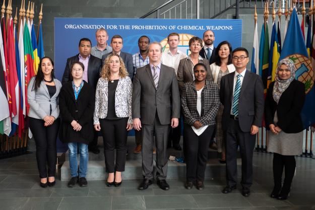 Participants at the inaugural course for analytical chemists supporting customs services