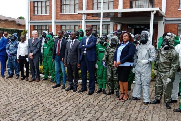 Rwanda’s airport, border and police personnel participate in a National Basic Training Course on assistance and protection