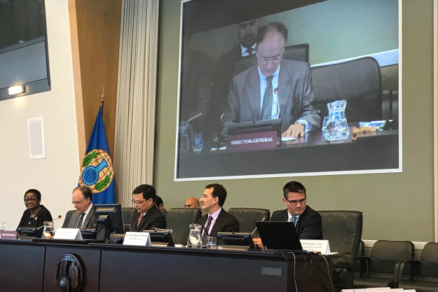 OPCW Director-General opening the Twenty-Eighth Session meeting of the SAB