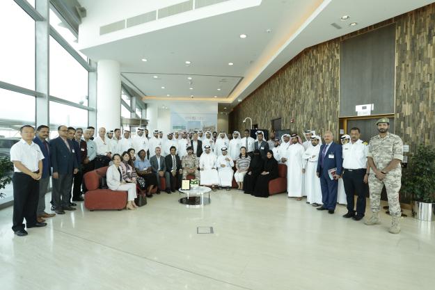 Participants during a training on ports and maritime chemical safety and security management, in Doha