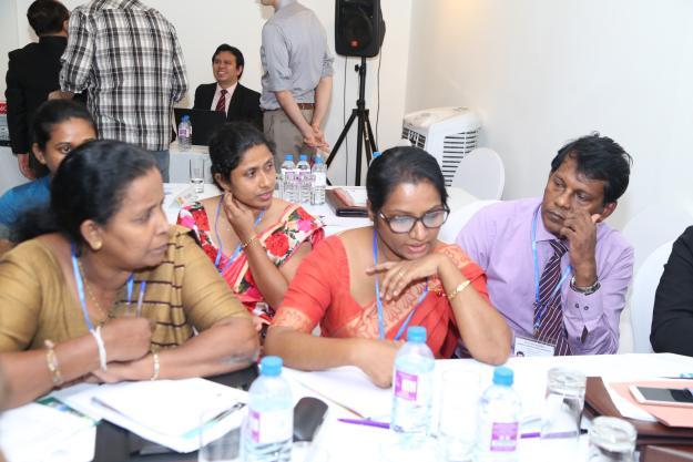 Participants at the South Asia regional workshop in Colombo, Sri Lanka