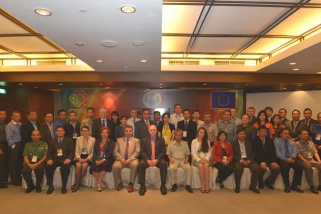 OPCW staff and attendees at the Consequence Management Table Top Exercise in Indonesia