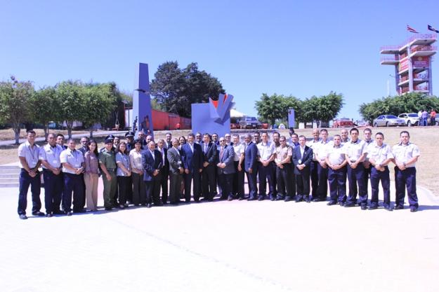 Participants at an Advanced Course on Response to Chemical Warfare Agents and Toxic Industrial Chemicals Held, which was held in Costa Rica from 7 - 11 April 2014.
