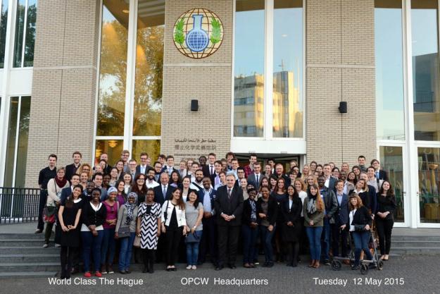 International students of the World Class programme at OPCW Headquarters.