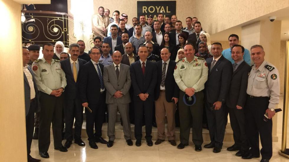 Participants at an Advanced and Exercise training course on Assistance and Protection against Chemical Weapons
