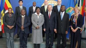 Delegation from the Parliament of Uganda with the Director-General and senior OPCW officials.