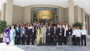 Participants at a Chemical Safety and Security Management Seminar held in Hanoi.