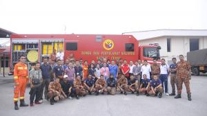 Participants at the First Assistance and Protection Training Course for Police First Responders held in Malaysia