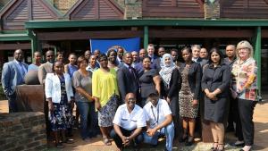 Participants at a Subregional Training Course for Customs Officials from East and Southern African States Parties on the Technical Aspects of the Transfers Regime held in South Africa