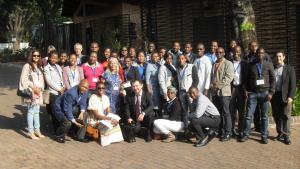 Participants workshop on Policy and Diplomacy for African scientists in Pretoria, South Africa from 18-20 October.