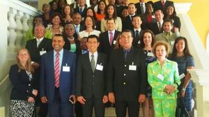 Participants at a OPCW 20th anniversary event held in Montego Bay, Jamaica