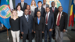 Participants from the Internship Programme for Legal Drafters and National Authority Representatives held in The Hague from 7 to 11 August
