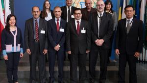 Iraqi officials at a National Legal Workshop held at the OPCW Headquarters