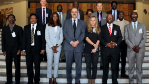 Participants at the workshop on strengthening international and regional partnerships for effective CWC implementation in Africa. Photo credit and copyright: African Union Commission. All rights reserved.