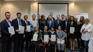 Participants at a Training Workshop in Russian on the Best Practices for Developing the Responsible Care® Programme for the Chemical Industry