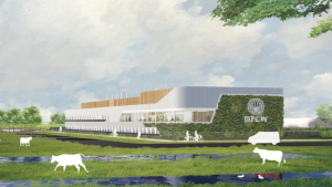 Preliminary design rendering of the OPCW ChemTech Centre