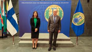 OPCW Director-General meets Finland’s State Secretary to the Minister for Foreign Affairs