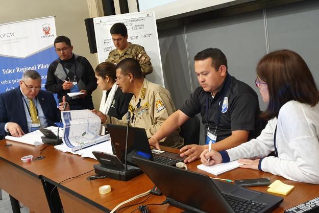 Participants during a Regional Pilot Workshop held in Lima, Peru