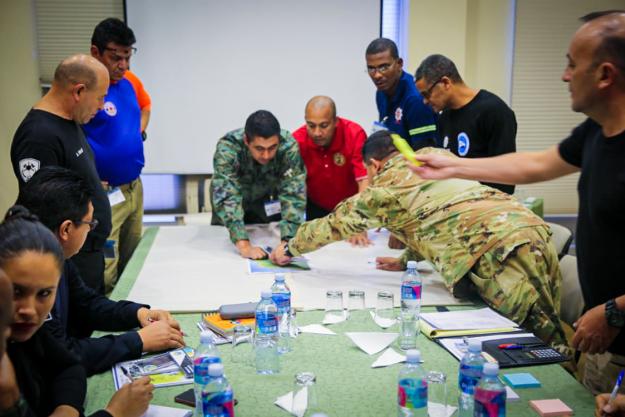 First responders from the Latin America and the Caribbean region further expanded their skills in managing chemical emergencies at a regional table-top exercise