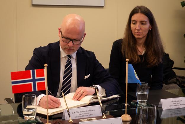 The State Secretary for Foreign Affairs of the Kingdom of Norway, H.E. Mr Audun Halvorsen
