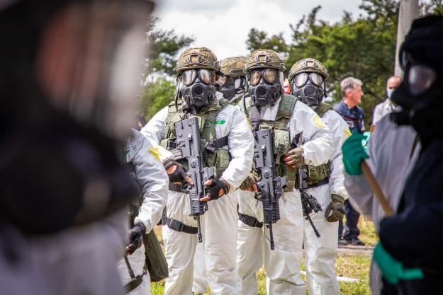 Ecuador hosts chemical emergency simulation training for first responders