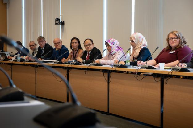 Participants at a workshop on best practices in developing legislative and regulatory frameworks to address chemical security