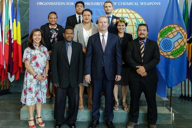 Representatives of the Solomon Islands, Tonga and Tuvalu participated in the 22nd session of the Internship Programme for Legal Drafters and National Authority Representatives