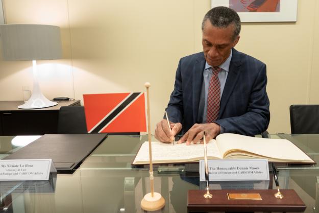 Minister of Foreign and CARICOM Affairs of the Republic of Trinidad and Tobago Visits OPCW