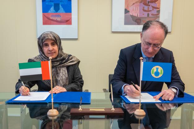 United Arab Emirates Contribute €100,000 to Future OPCW Centre for Chemistry and Technology