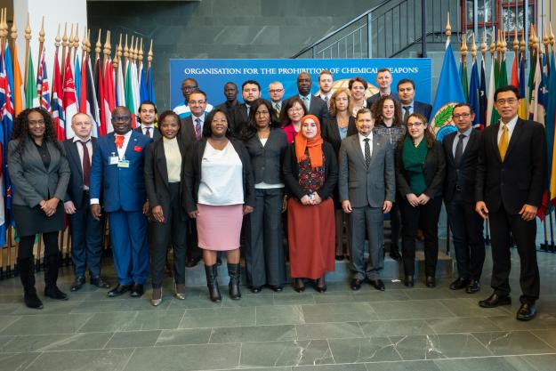 Representatives of National Authorities during a Mentorship/Partnership Programme workshop held at OPCW Headquarters 