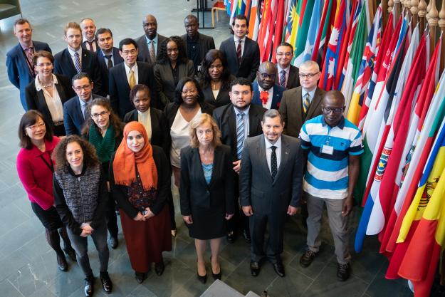 Representatives of National Authorities during a Mentorship/Partnership Programme workshop held at OPCW Headquarters 