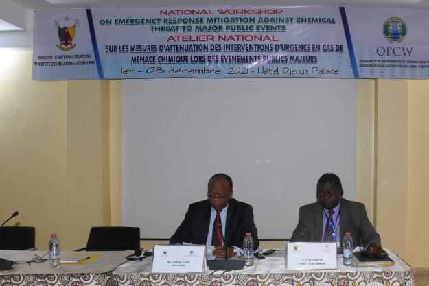 OPCW supports Cameroon to strengthen emergency response and mitigation against chemical threats before 2022 Africa Cup of Nations