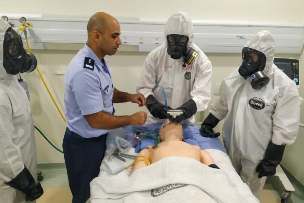Experts from Latin America and the Caribbean develop their skills to provide medical assistance during chemical incidents