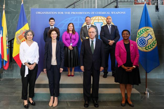 Ambassador Fernando Arias, Director-General for the Organisation for the Prohibition of Chemical Weapons (OPCW), met with Ms Maria Ubach Font, the Minister of Foreign Affairs of the Principality of Andorra