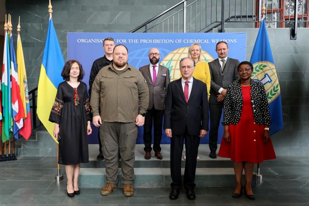 OPCW Director-General meets with Chairperson of the Parliament of Ukraine
