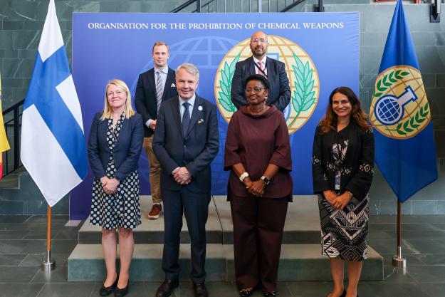 Minister of Foreign Affairs of Finland Visits OPCW Headquarters