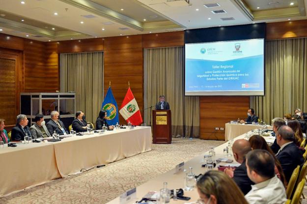 Latin American and Caribbean experts strengthen prevention of chemical accidents and misuse