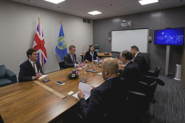 UK’s FCDO Director for Defence and Intelligence announces £200,000 contribution to OPCW Missions in Syria