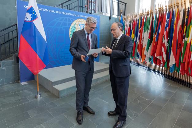 OPCW Director-General receives Slovenian Ministry of Foreign Affairs State Secretary