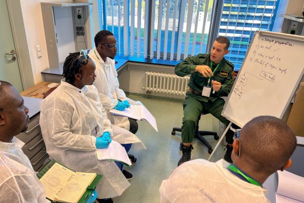 Experts from African countries enhance specialised skills in sampling and analysis of highly toxic chemicals