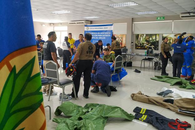 First responders from Latin America and the Caribbean complete second component of 2023 regional training cycle on assistance and protection
