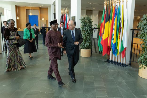 African Union Commissioner for Political Affairs, Peace and Security meets OPCW Director-General 