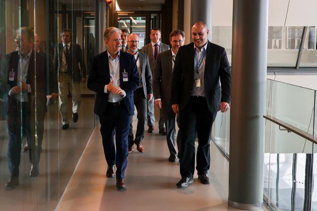 Ambassador H.E. Mr Hugh Adsett, Permanent Representative of Canada to the OPCW, tours the OPCW ChemTech Centre in The Hague