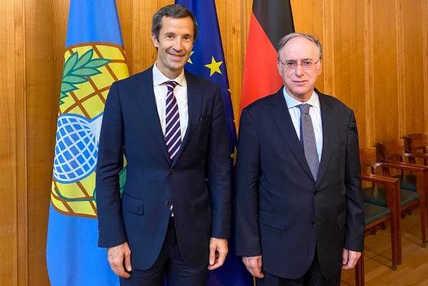 OPCW Director-General addresses AI and WMDs conference and meets senior officials in Berlin