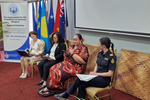 Participants at the OPCW conference held in Port Vila, Vanuatu, from 24 to 26 September 2024