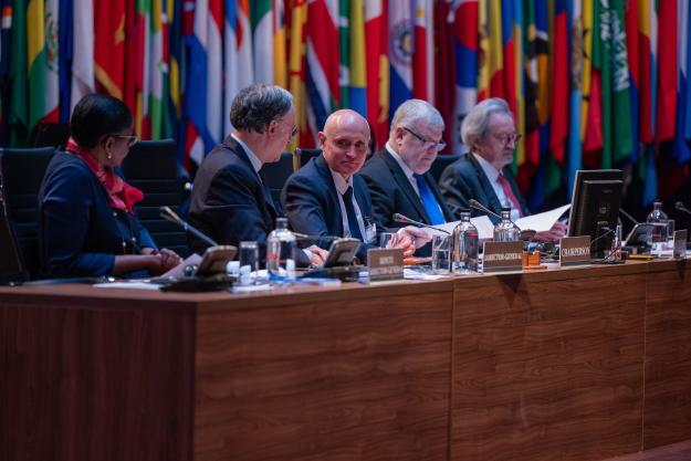 Podium, 29th Conference of the States Parties (CSP-29)