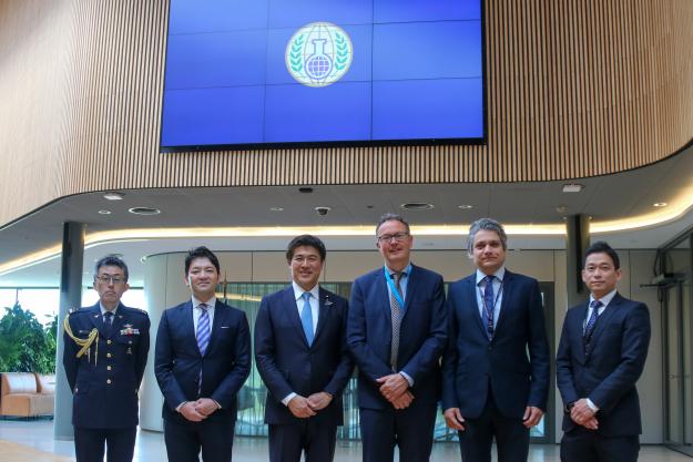 Parliamentary Vice Minister of Defense of Japan and his delegation visit the OPCW Centre for Chemistry and Technology