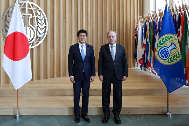 Parliamentary Vice-Minister of Defense of Japan and the OPCW Director-General