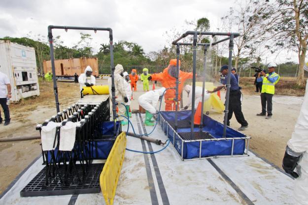 First Responders from Latin America and the Caribbean enhanced their capabilities in emergency response to chemical emergencies during a regional basic training course held in Panama City, Panama