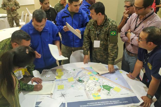 Ecuador hosts chemical emergency simulation training for first responders